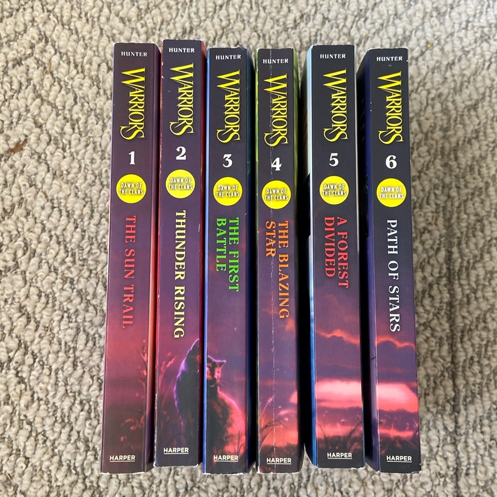 Warriors PREQUEL SERIES Dawn Of The Clans Erin Hunter EUC